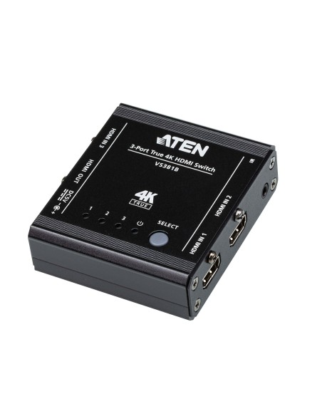 
VS381B ATEN - Conmutador HDMI  3x1 4K (4096x2160 a 30Hz) ATEN