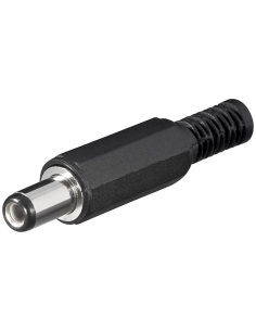 
Conector DC Macho  - Diametro 2,1x5,5mm Goobay
