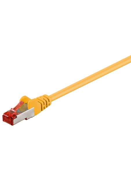 
68308 Latiguillo CAT 6, S/FTP, 30.00 m, Amarillo, LSZH