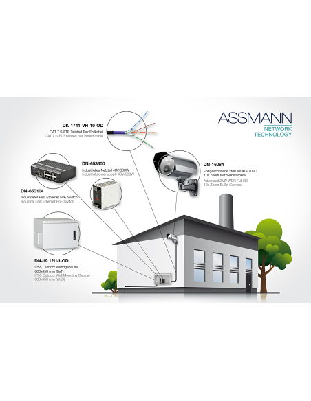 
DK-1741-VH-10-OD DIGITUS Cable de tierra de par trenzado CAT 7 S-FTP