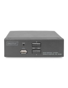 
DS-12870 DIGITUS - Conmutador KVM  2 puertos HDMI-USB-Audio-HUB USB 2.0 Digitus 2