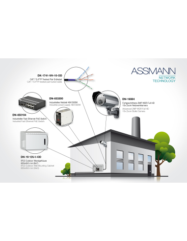 
DK-1741-VH-1-OD DIGITUS - Bobina CAT 7 S-FTP  100m EXTERIOR Negro AWG23/1 Eca LSZH