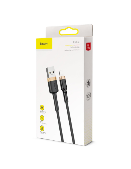 
CALKLF-RV1 - Cable de carga datos  iPhone® Lightning- USB A M/M, 3 m 