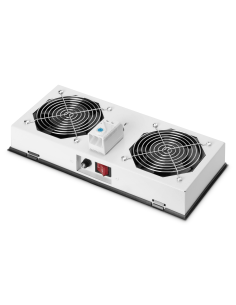 
DN-19 FAN-2-WM-I Unidad de ventilador de techo para carcasa de pared IP55 filt., 2 ventiladores, term., conmutador, gris (RAL