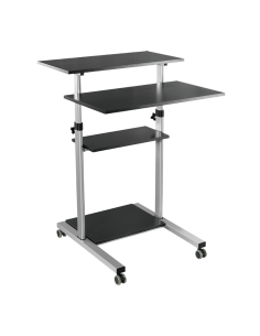 
BP0070 LOGILINK - Puesto de trabajo de pie o sentado, ajustable en altura, móvil, 60 kg máx.