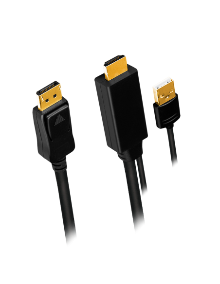 
CH0091 LOGILINK - Cable Adaptador HDMI A 1.4 a DisplayPort 1.2 4K 30Hz 2m

HDMI cable, A/M + USB-A/M to DP/M, UHD 4K/30 Hz,