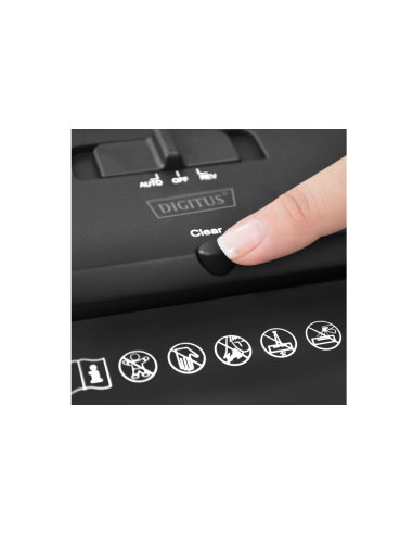 DA-81606 DIGITUS - Destructora de papel, X5, 5 hojas, corte en partículas