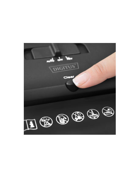 DA-81606 DIGITUS - Destructora de papel, X5, 5 hojas, corte en partículas