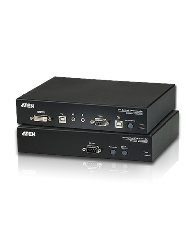
KVM Extender DVI por fibra óptica (600m)