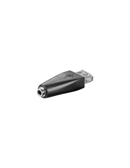 
93982 Adatador USB A H > 3.5 mm Stereo  H ( SOLO CARGA, NO DATOS)