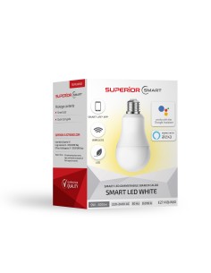 
SUP ILW001 SUPERIOR - Bombilla LED Smart Blanco cálido regulable 2
