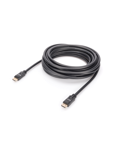 
AK-340105-100-S DIGITUS - Cable Displayport  Macho-Macho de 10m Amplificado 4K DP1.2. Cable de conexión DisplayPort con ampli