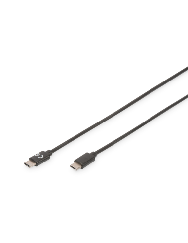 
AK-300138-030-S DIGITUS - Cable de   3m USB 2.0 480Mbps 3A USB-C a USB-C Negro