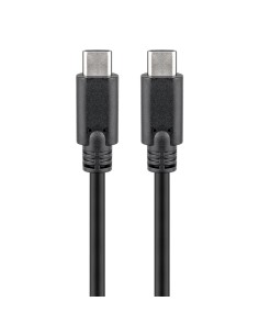 
66509 GOOBAY - Cable de   3m USB 3.2 Gen1 5Gbps 3A USB-C a USB-C Negro