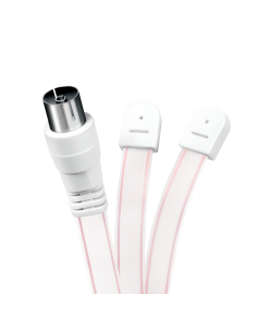 
CA1000 Antena bipolo FM con toma coaxial, 1.8 m