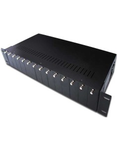 
DN-82000 DIGITUS - La solución perfecta para la instalación de varios convertidores de medios. Chasis DIGITUS de 2U formato r