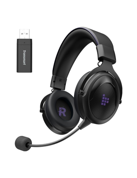 
372308 TRONSMART - Auriculares inalámbricos para juegos Tronsmart Shadow con micrófono para jugadores violeta