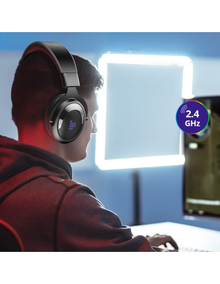 
372308 TRONSMART - Auriculares inalámbricos para juegos Tronsmart Shadow con micrófono para jugadores violeta