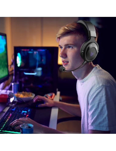 
372308 TRONSMART - Auriculares inalámbricos para juegos Tronsmart Shadow con micrófono para jugadores violeta