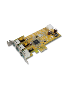 
 PUB0300XL
3-port 12V Powered USB PCI Express Low Profile Add-On Card