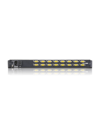 
CL1316N ATEN - Conmutador KVM LCD de 19 pulgadas. El conmutador KVM LCD CL1316 cuenta con un panel LCD retroiluminado por LED