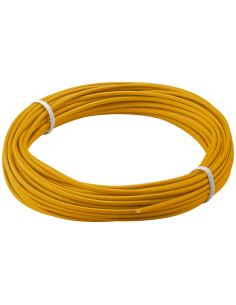 
55041 Alambre de cobre aislado Amarillo 1 Conductor, 18x0,1mm 10metros