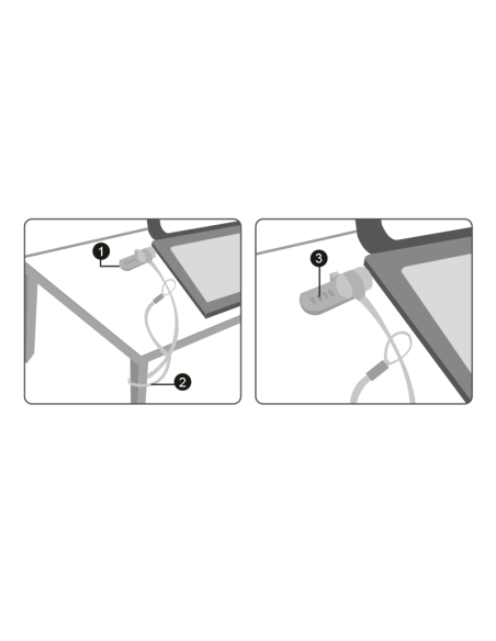 
NBS010 LOGILINK - Candado universal de 1.80 m Con Combinacion  Noble Wedge Logilink