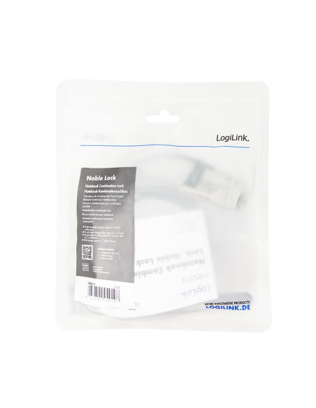 
NBS010 LOGILINK - Candado universal de 1.80 m Con Combinacion  Noble Wedge Logilink