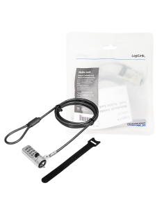 
NBS010 LOGILINK - Candado universal de 1.80 m Con Combinacion  Noble Wedge Logilink 2