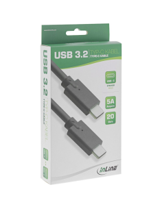 
35702A INLNE - Cable InLine® USB 3.2 Gen.2, USB Type-C macho / macho, negro, 2 m