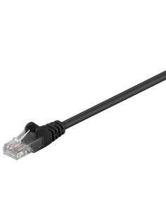 
68649 GOOBAY - CAT 5e patch cable, U/UTP, black, 3 m - CCA