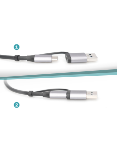 
DN-3028 DIGITUS - Adaptador de Red USB 3.0 Gigabit 2,5 Gbit/s USB-C + USB A 2