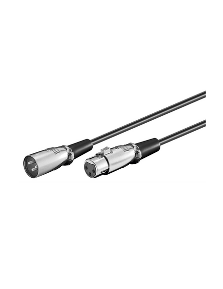 
Cable audio microfono XLR 3-pin macho a hembra de 2m
XLR macho (3-pin) a XLR Hembra (3-pin)