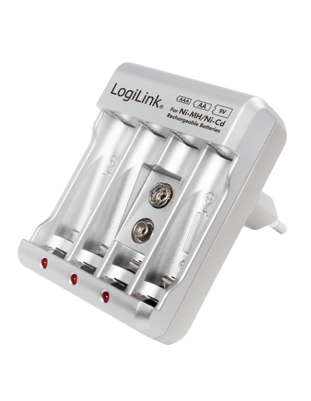 
Cargador Pilas AAA, AA, 9V