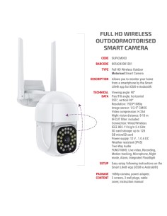 
ICM 003 SUPERIOR - Camara Exterior Smart Full HD Wireless Motorizada SUPERIOR 2