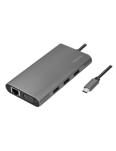 
UA0383 LOGILINK - Docking USB-C 3.2 Gen1 10 Puertos 100W USB-PD