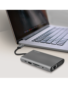 
UA0383 LOGILINK - Docking USB-C 3.2 Gen1 10 Puertos 100W USB-PD 2