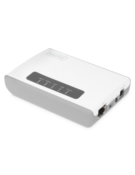 
DN-13024 DIGITUS - Servidor de red multifunción inalámbrico USB2.0 2 puertos