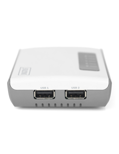 
DN-13024 DIGITUS - Servidor de red multifunción inalámbrico USB2.0 2 puertos