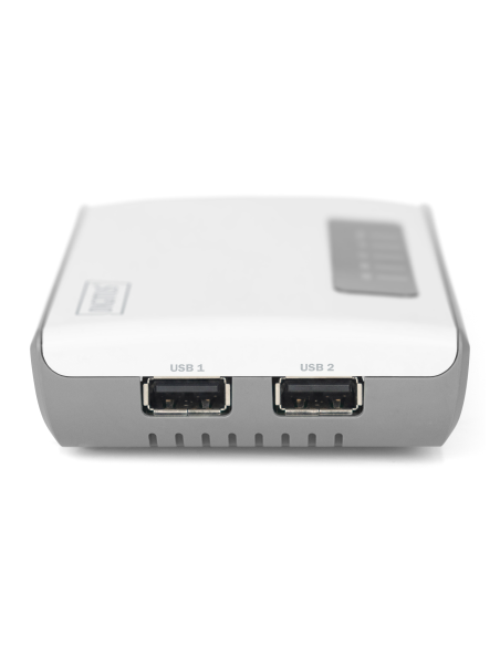 
DN-13024 DIGITUS - Servidor de red multifunción inalámbrico USB2.0 2 puertos