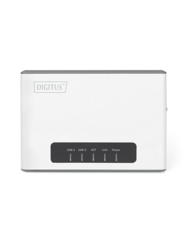 
DN-13024 DIGITUS - Servidor de red multifunción inalámbrico USB2.0 2 puertos