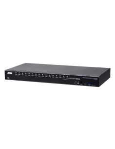 
CS19216 ATEN - Switch KVM USB 3.0 4K DisplayPort de 16 puertos. El CS19216 admite la función multipantalla apilando hasta och