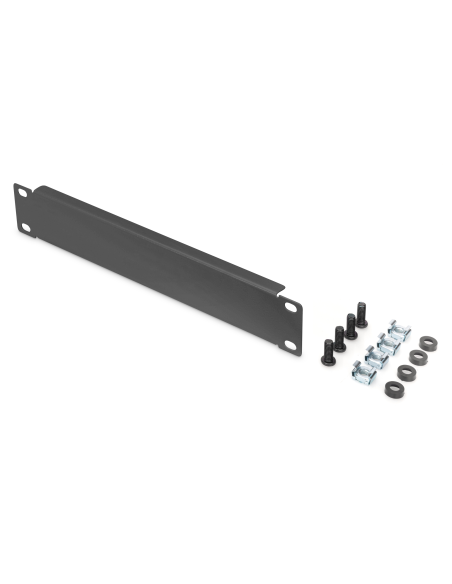 
 DIGITUS Cubierta ciega para armarios de 254 mm (10")
Número de artículo: DN-10-BPN-01-B
EAN: 4016032475910