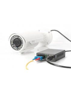  DIGITUS Convertidor de medios Gigabit PoE, RJ45 / SC, SM, PSE
Número de artículo: DN-82160
EAN: 4016032390039

Gigabit Eth