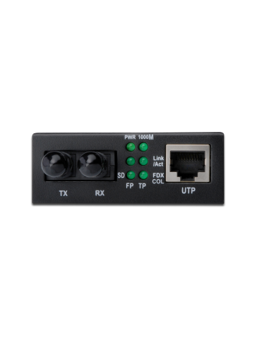 
DN-82010-1 DIGITUS - CM Unidireccional Fast Ethernet MM RJ45 ST 1310nm 2Km. Conversor de medios Fast Ethernet, conector ST mu