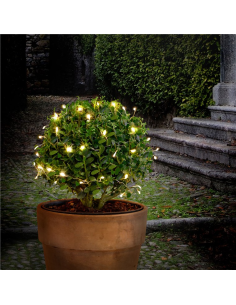 
57944 GOOBAY - Guirnalda de luces ornamentales con 50 Leds Blanco. Cadena de luces LED para interiores / exteriores- diodos e