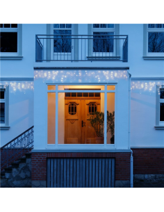 
57940 GOOBAY - Cortina de luz con 400 LED. Edificio no incluido