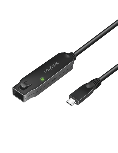 
Amplificador USB de   5m USB 3.2 Gen2 Activo USB-C Macho a USB-C Hembra10 Gbps ( cascada 3 unidades, hasta 15m)