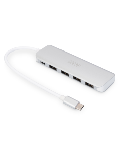 
DA-70242-1 DIGITUS - DIGITUS Concentrador USB Type-C de 4 puertos (USB 3.0)+ PD. Hub USB-C 3.0 con 4 puertos USB-C + Power D 2