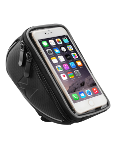 
WBB4BK - Bolsa de manillar de bicicleta 0.9L +  Soporte Telefono Wozinsky. La bolsa de manillar Wozinsky es un excelente comp
